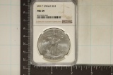 2017 AMERICAN SILVER EAGLE NGC MS69