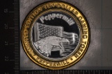 CASINO $10 SILVER TOKEN (UNC) PEPPERMILL CASINO