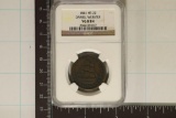 1841 HARD TIMES TOKEN DANIEL WEBSTER NGC VG8 BN