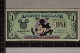 1999 CRISP UNC DISNEY ONE DOLLAR 
