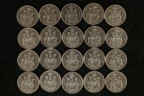 20-1968 CANADA 50 CENT BRILLIANT UNC COINS