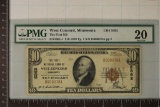 1929 US $10 TYPE I NATIONAL CURRENCY WEST CONCORD