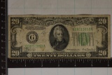 1934-A US $20 FRN GREEN SEAL NOTE