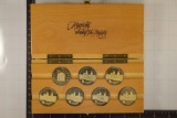 2000 WORSHIP THE MAJESTY 7 COIN BETHLEHEM UNC