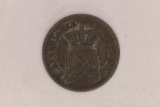 1860 GERMAN STATES SILVER 1 KREUZER.  COINS WEIGHS