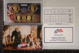 2007 US PRESIDENTIAL DOLLAR 4 COIN PF SET WITH BOX
