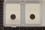 4 SLABBED ROOSEVELT DIMES:1969-S (PF), 1973-S (PF)