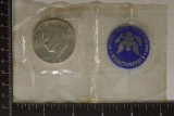1971-S IKE SILVER UNC DOLLAR (BLUE PACK) NO