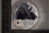1 OZ. SILVER PLATED PROOF 2014 ZAMBIA 1000 KWACHA