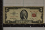 1953 US $2 US RED SEAL NOTE