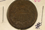 1864 US TWO CENT PIECE