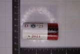 2021-D SOLID DATE $25 ROLL OF INNOVATION UNC $1'S