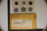 1960 US SILVER PROOF SET (WITH ENVELOPE)