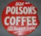 Poulson's Coffee Porcelain Sign.