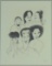 Al Hirschfeld. Cosby & Family.