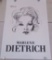 Marlene Dietrich Poster. Artist Signed.