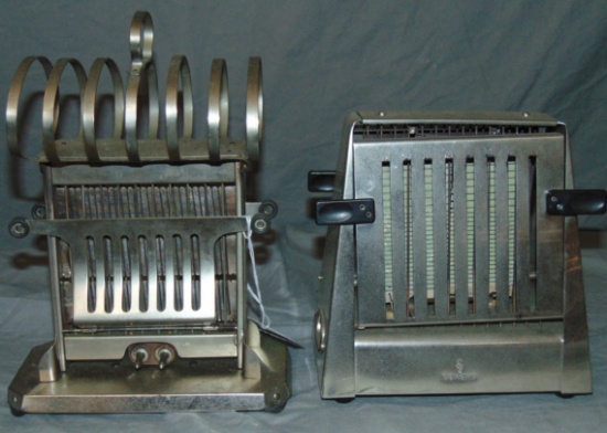 (2) Art Deco Toasters, Universal & Siemens
