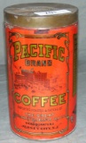 Paciific Brand Coffee Tin.