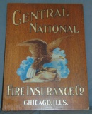 Central National Fire Insurance Company Sign