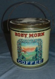 Rosy Morn Coffee Tin.