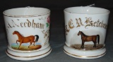 Lot of Two Occupational Shaving Mugs.