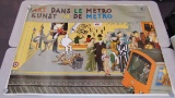 Poster. Art Dans Le Metro. Lot of Two.