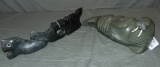 (2) Canadian Inuit Sculptures, Unsigned