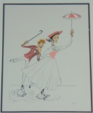 Al Hirschfeld. Mary Poppins.
