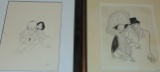 Al Hirschfeld. Lot of Two Limited Edition Lithos