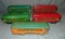 5 American Flyer Standard Gauge Cars