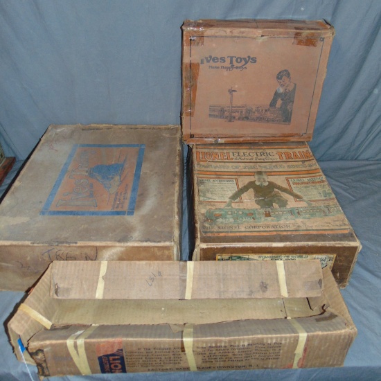 Ives & Lionel Empty Boxes