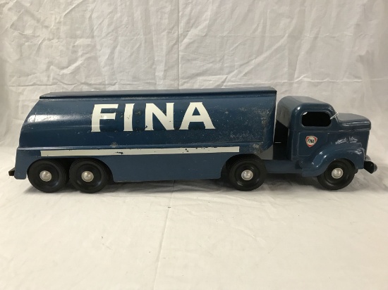Pressed Steel Fina Gas Truck.