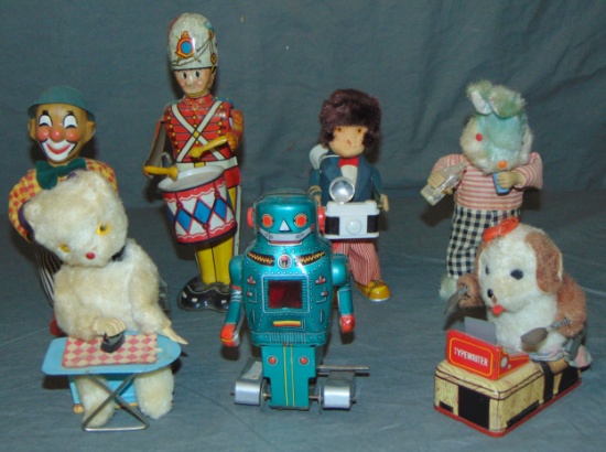 Wind Up Toy Lot.