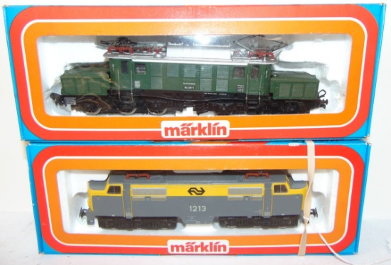 Boxed Marklin HO 3168 & 3322 Electrics