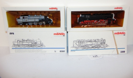 2 Boxed Marklin HO Tank Locomotives