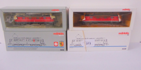 2 Boxed Marklin HO Swiss Electric Locomotives