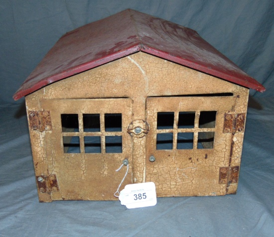 Large Pressed Steel Garage
