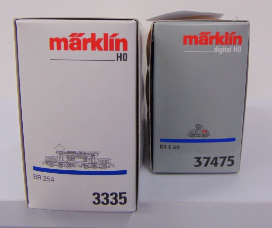 Marklin HO 3335 & 37475 Electric Locomotives