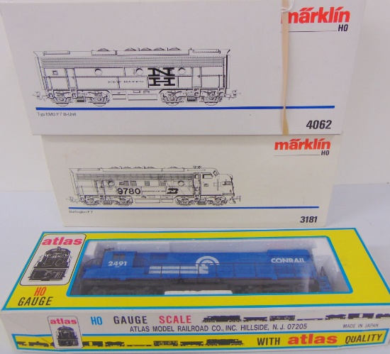 Marklin & Atlas HO Trains