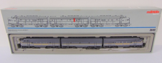 Marklin Digital HO 3649 EMD F7 ABA Diesels
