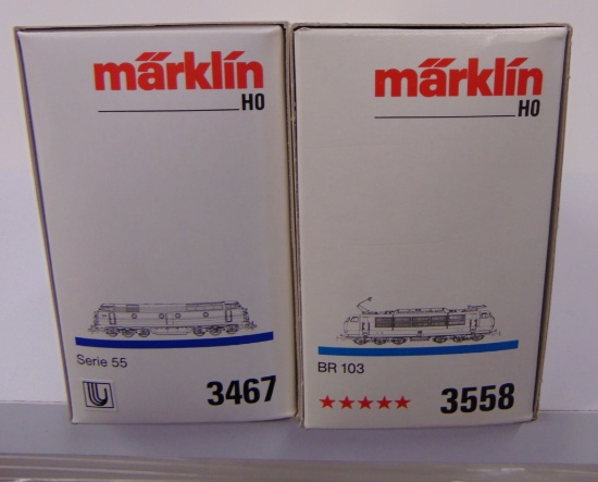 Marklin HO 2558 & 3467 Locomotives