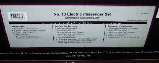 MTH Standard Ga 10-1190-1 10E Christmas Set