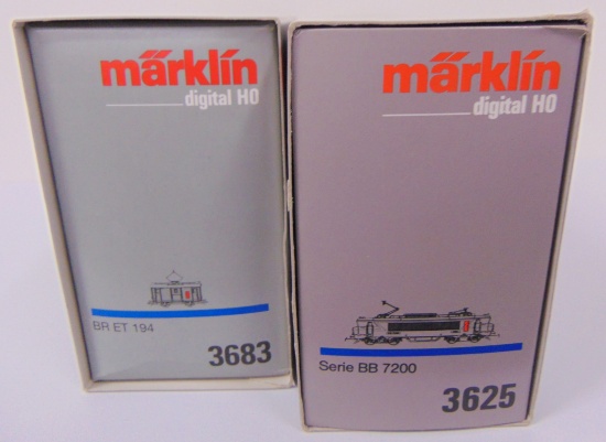 2 Marklin HO Digital Locomotives