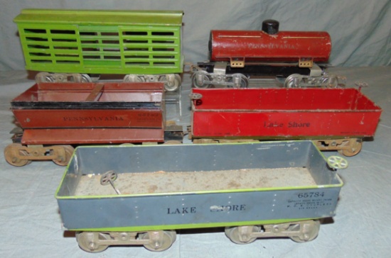Early Lionel Standard Gauge Freight Cars