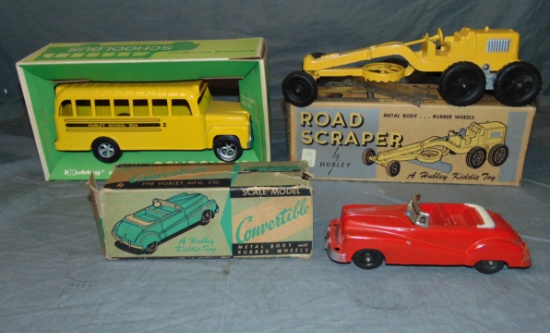 3 Boxed Hubley Diecast Vehicles