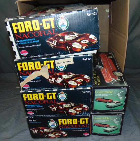6 Boxed Vehicle Toys