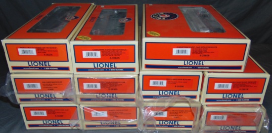 11 Lionel Christmas Cars