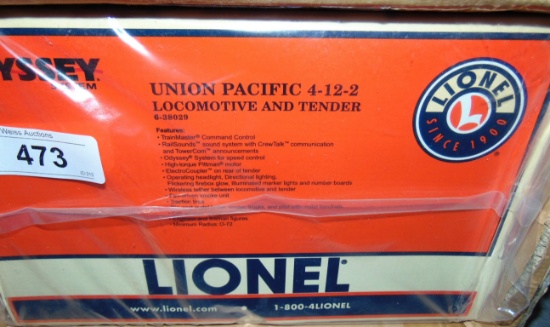 Lionel 38029 UP 9000 4-12-2, TMCC