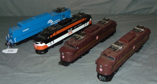4 Williams Electric Locomotives