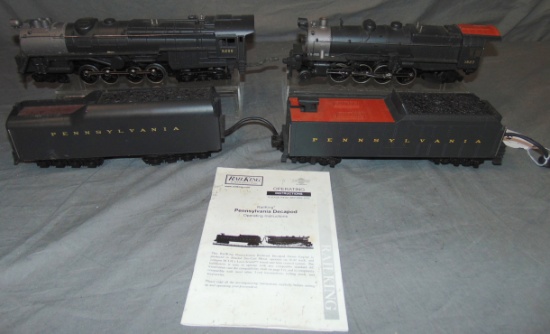 2 MTH PRR Steam Locomotives